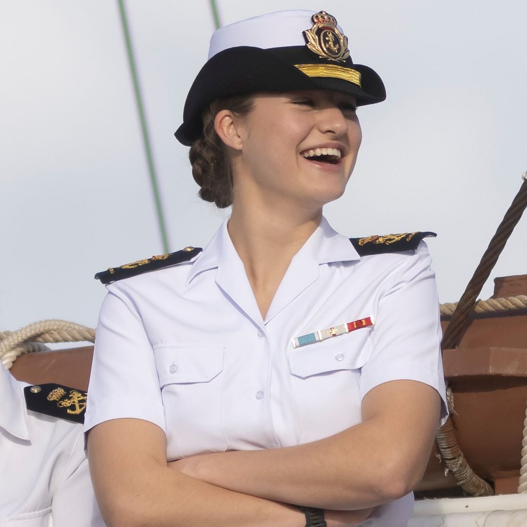 La princesa Leonor ya está en Valparaíso, donde 'Elcano' atracará este viernes 