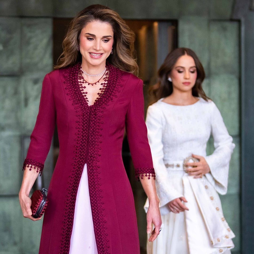 Queen Rania debuts her boldest manicure yet: The inverted blue French trend royals are loving