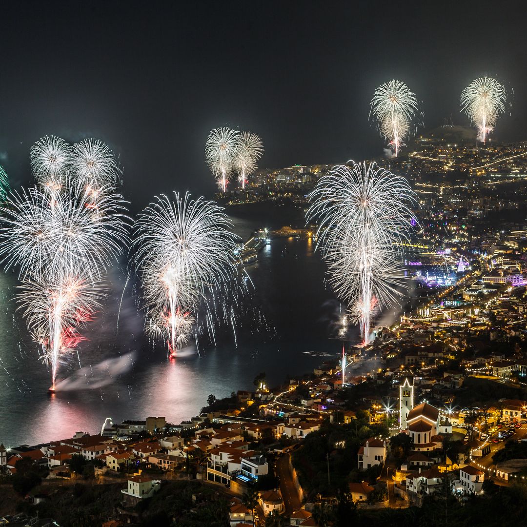 Celebración del Año Nuevo en Funchal, Madeira