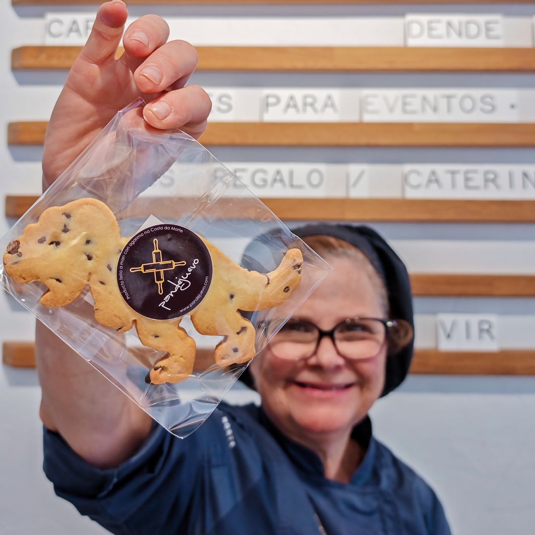 Uno de los dulces del obrador pandejuevo de Cee, A Coruña