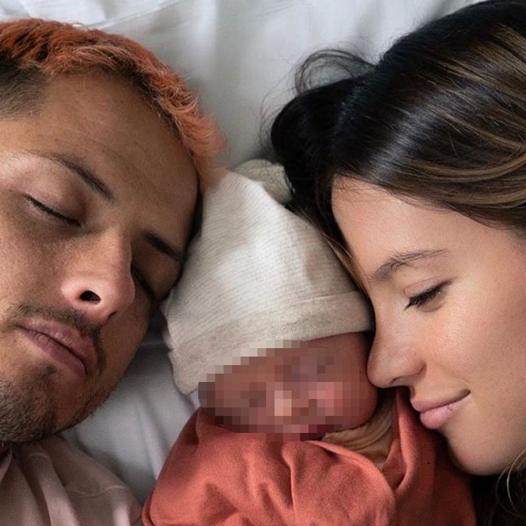 El bebé de Chicharito y Sarah Kohan, un fenómeno en las redes con tan solo dos días de edad