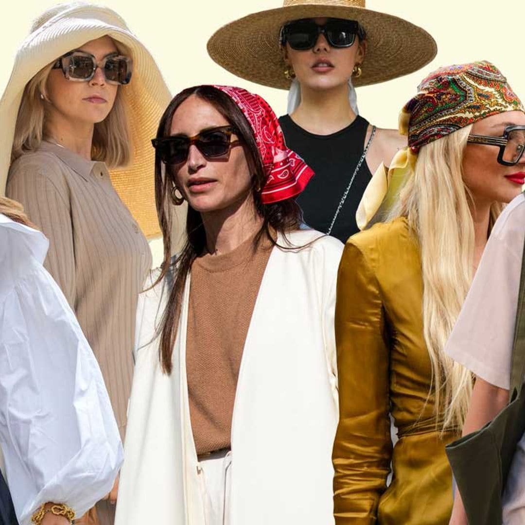 Del sombrero XL al pañuelo en la cabeza: 10 complementos especiales para días soleados