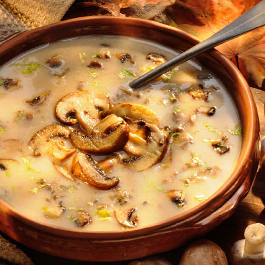 Sopa de champiñones
