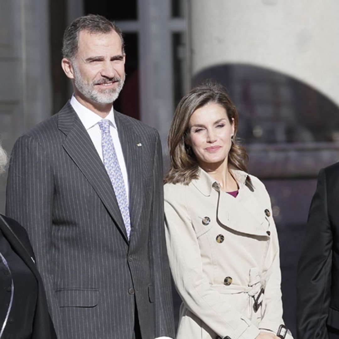 Doña Letizia, muy pendiente y cariñosa con la Primera Dama israelí
