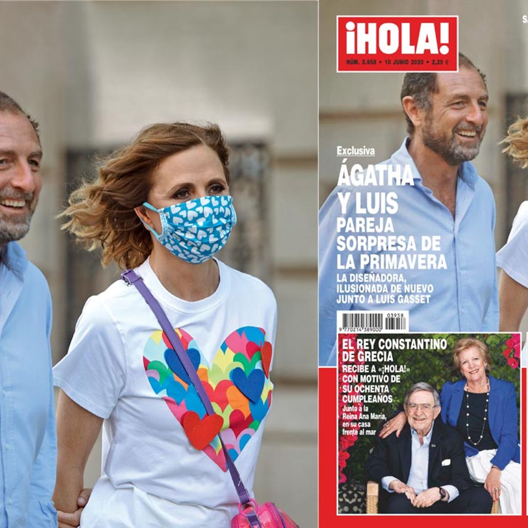 Exclusiva en ¡HOLA!: Ágatha Ruiz de la Prada y Luis Gasset, pareja sorpresa de la primavera