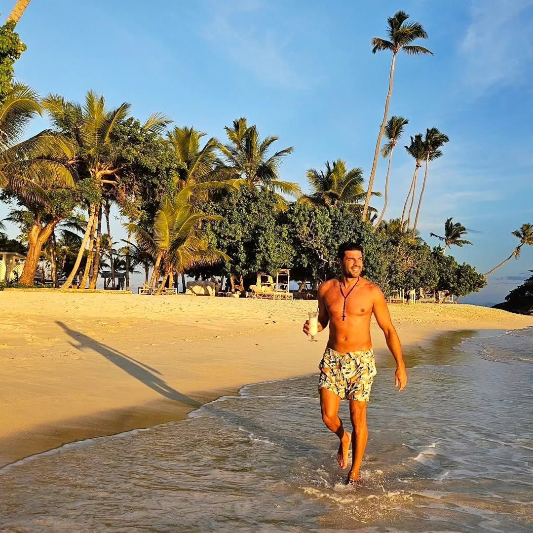 Miguel Torres en Cayo Levantado