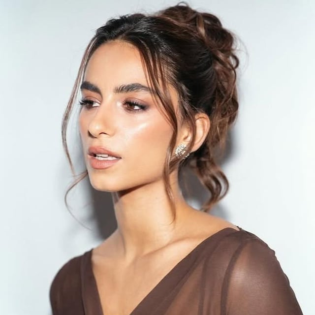 Begoña Vargas con maquillaje de los 90