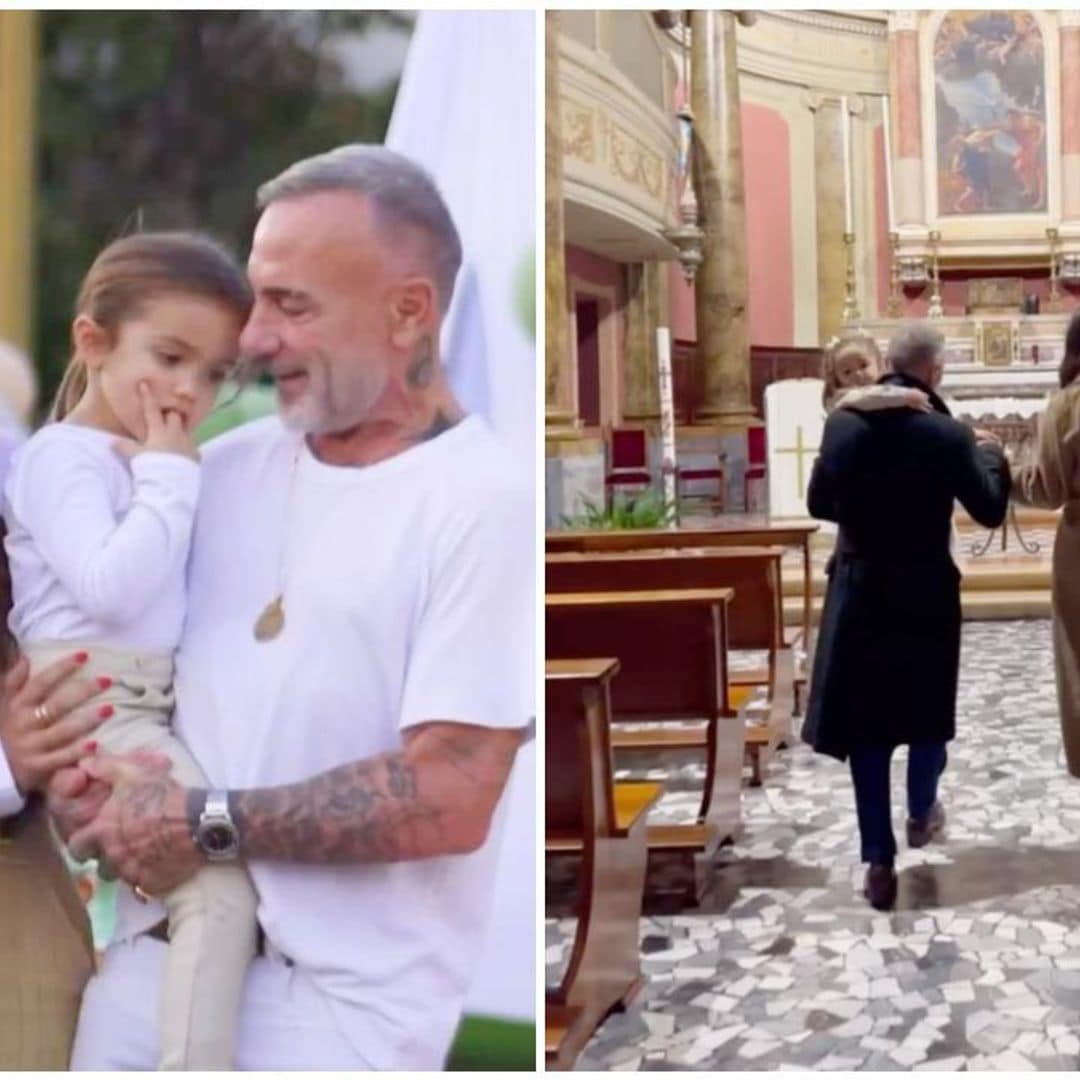 Sharon Fonseca y Gianluca Vacchi celebran el bautizo de su hija Blu