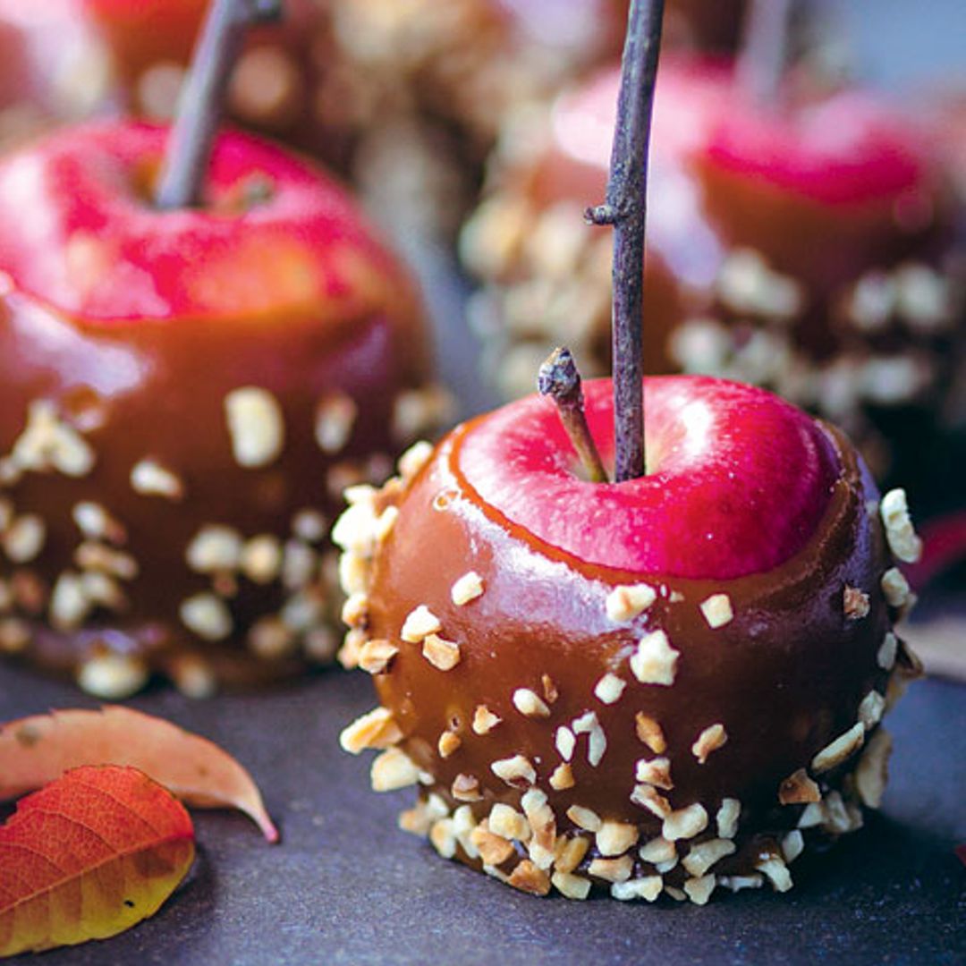 Manzanitas en baño crocante