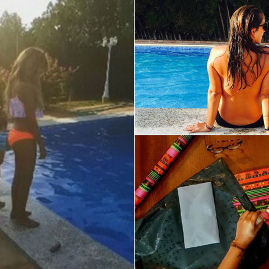 Isabel Pantoja celebra su cumpleaños en la piscina de Cantora