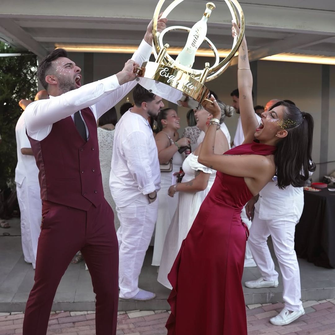 La impresionante preboda de Marieta y Suso Álvarez con bailes a ritmo de DJ y lágrimas de emoción