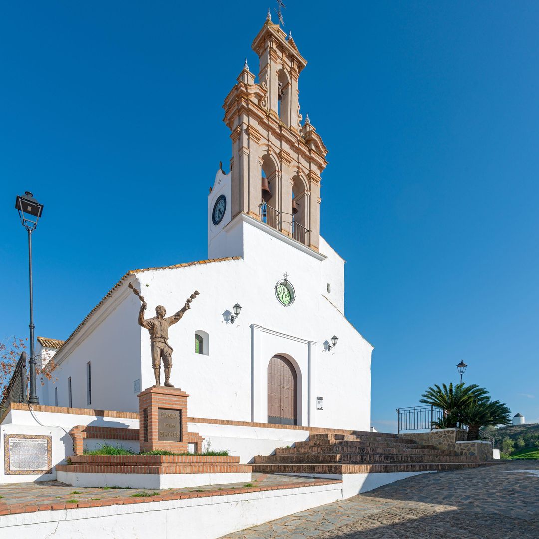 Panorámica del pueblo de Sanlúcar de Guadiana, en Huelva