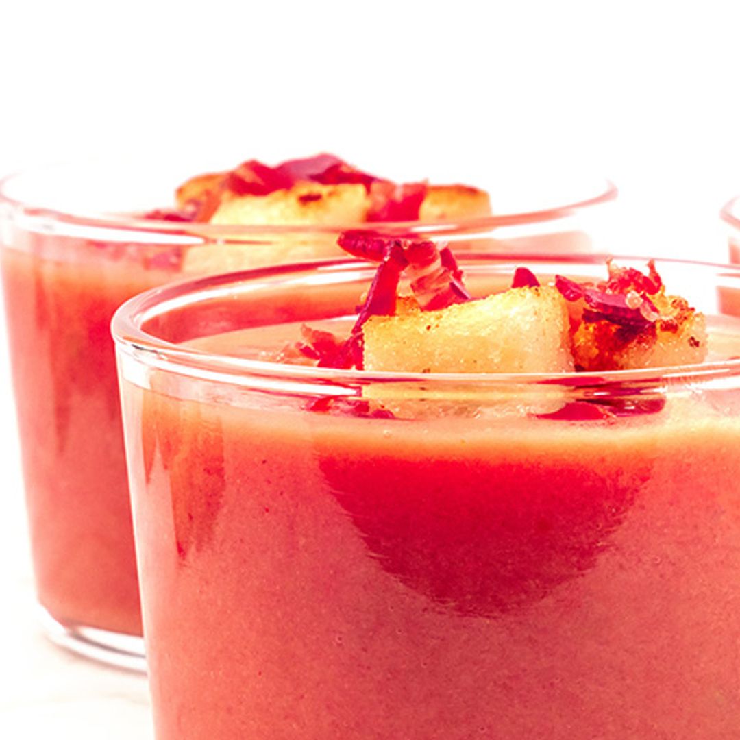 Creatividad y tradición: salmorejo cordobés de uvas