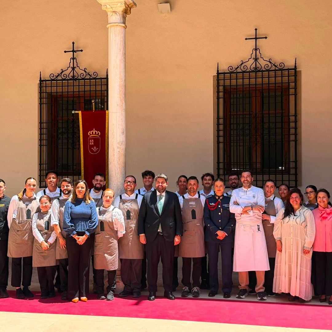 Marineras, arroz al caldero y croquetas de chato murciano: estos son los platos de la entrega de las Medallas de Oro de Murcia a la princesa Leonor