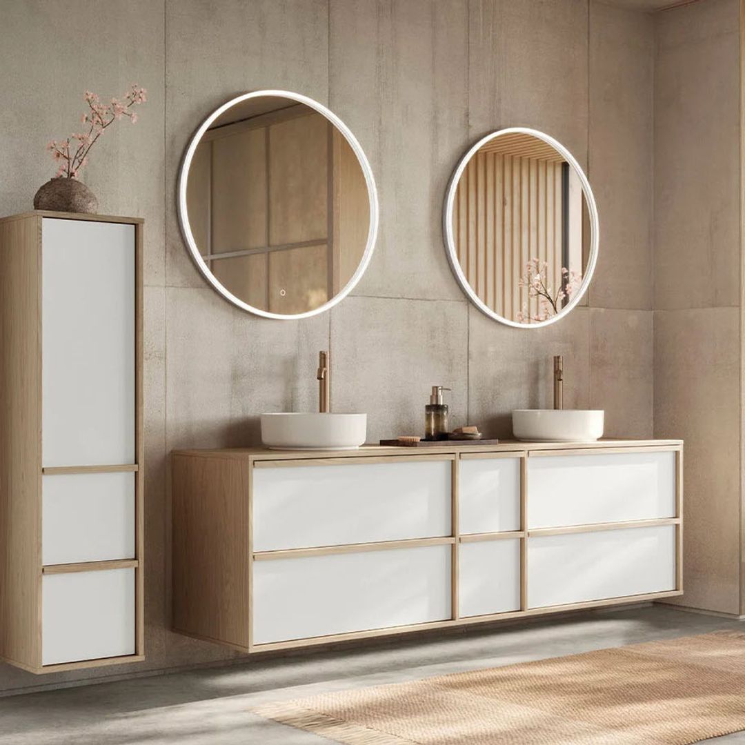 Transforma tu baño con las tendencias de 2026: mampara fija, espejo LED o muebles suspendidos