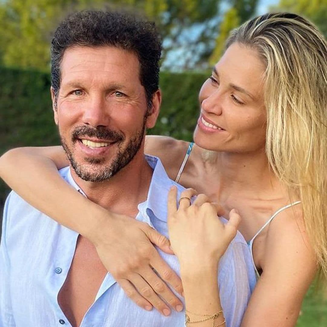 Carla Pereyra rescata una foto del Simeone más pícaro (e irreconocible)