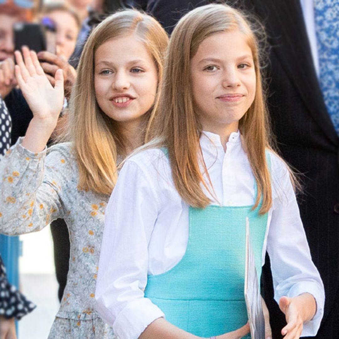 El regalo más original que recibieron la princesa Leonor y la infanta Sofía en la Misa de Pascua