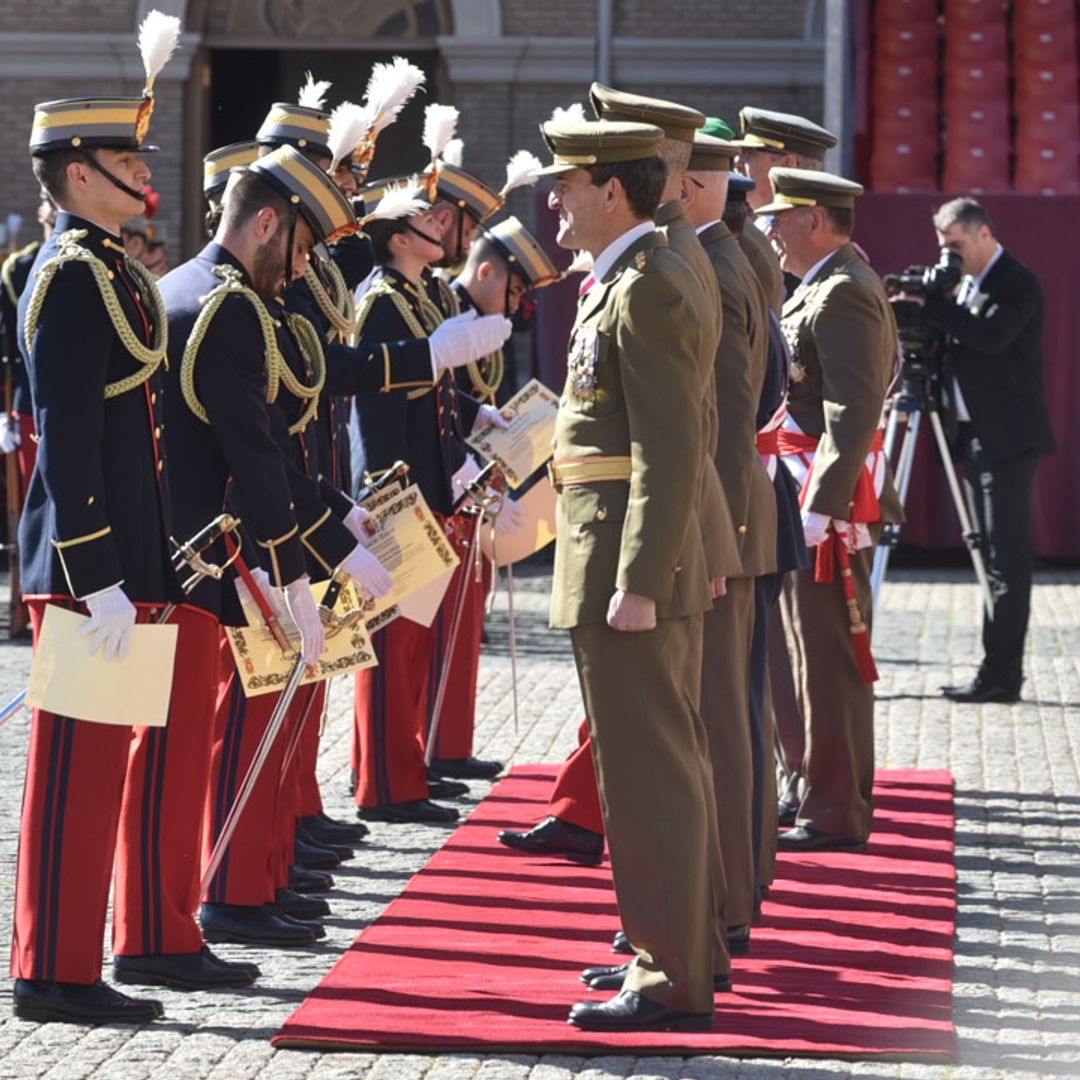 La princesa Leonor participa como dama cadete en el 142º aniversario de la Academia Militar de Zaragoza