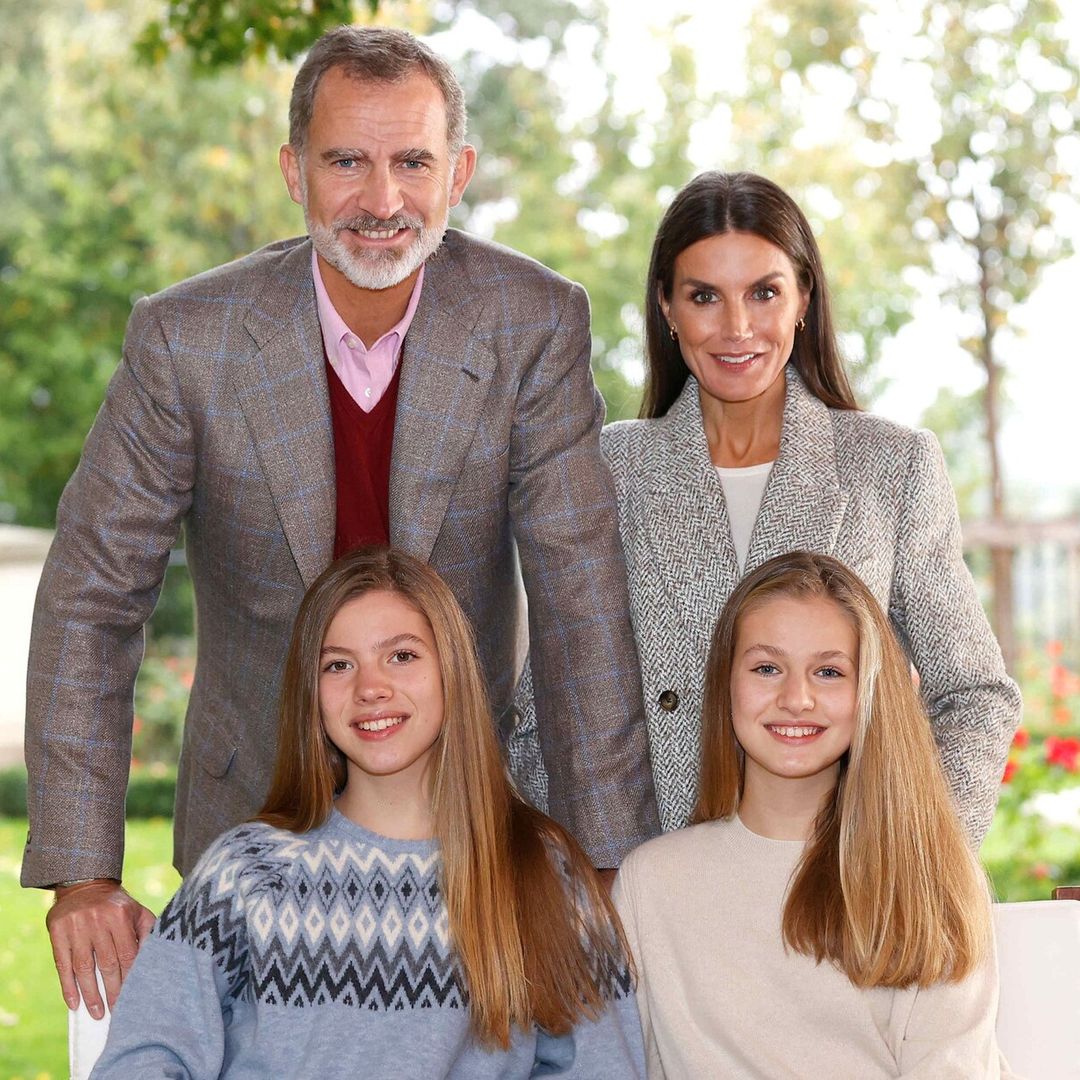 Los Reyes felicitan la Navidad con la imagen de la vuelta a casa de la princesa Leonor