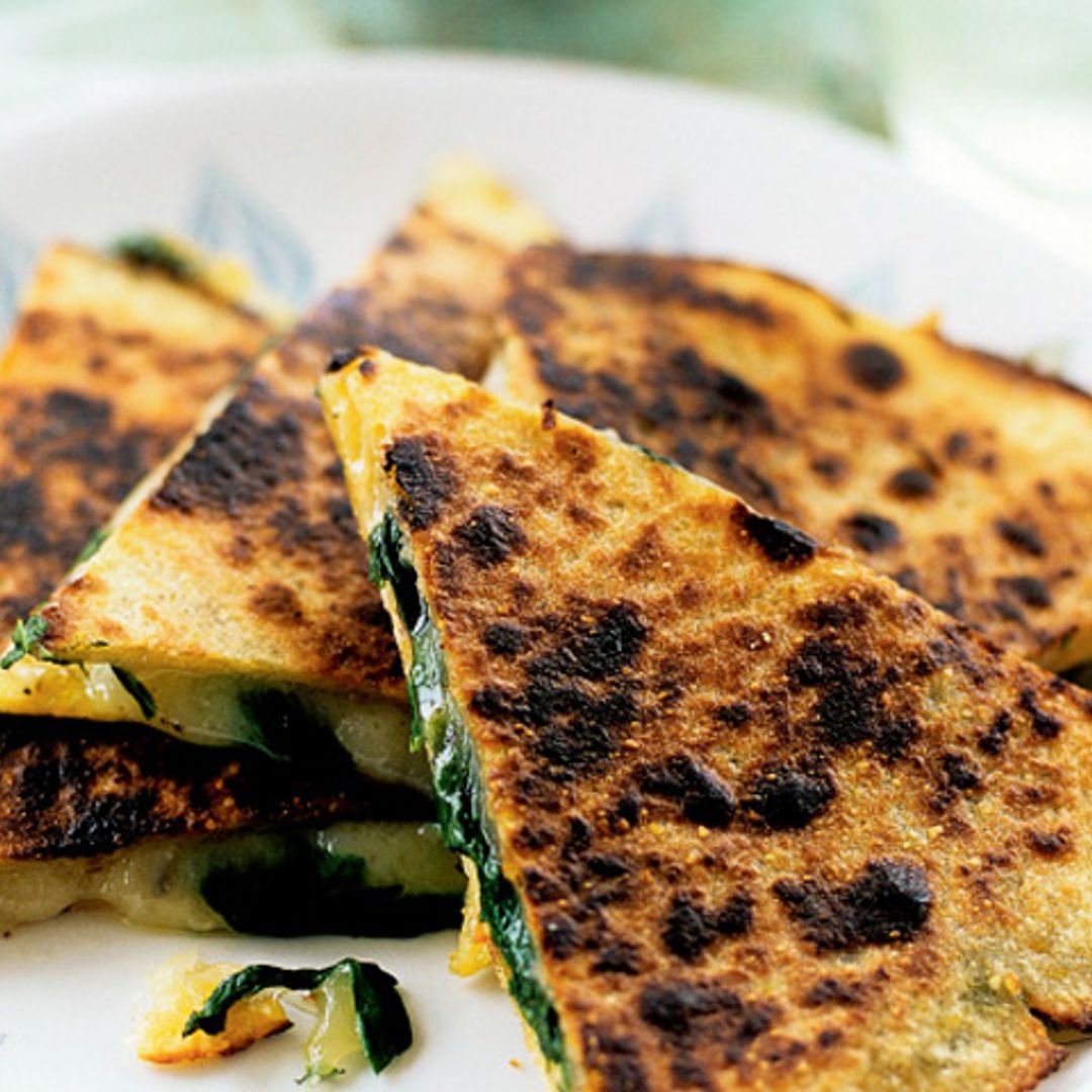 Quesadillas de espinacas