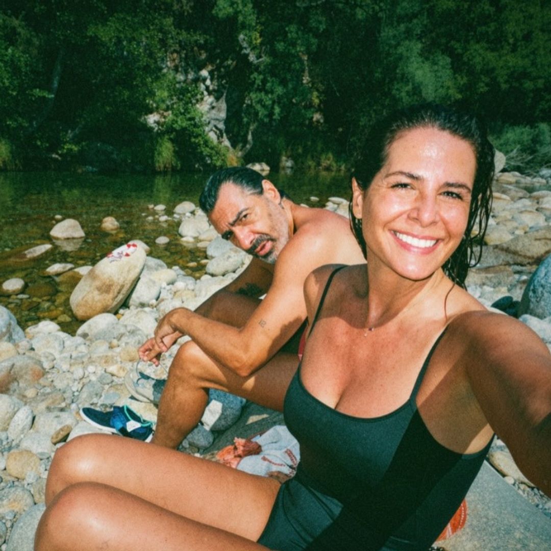 Juan del Val y Nuria Roca en bañador en Candeleda, Ávila