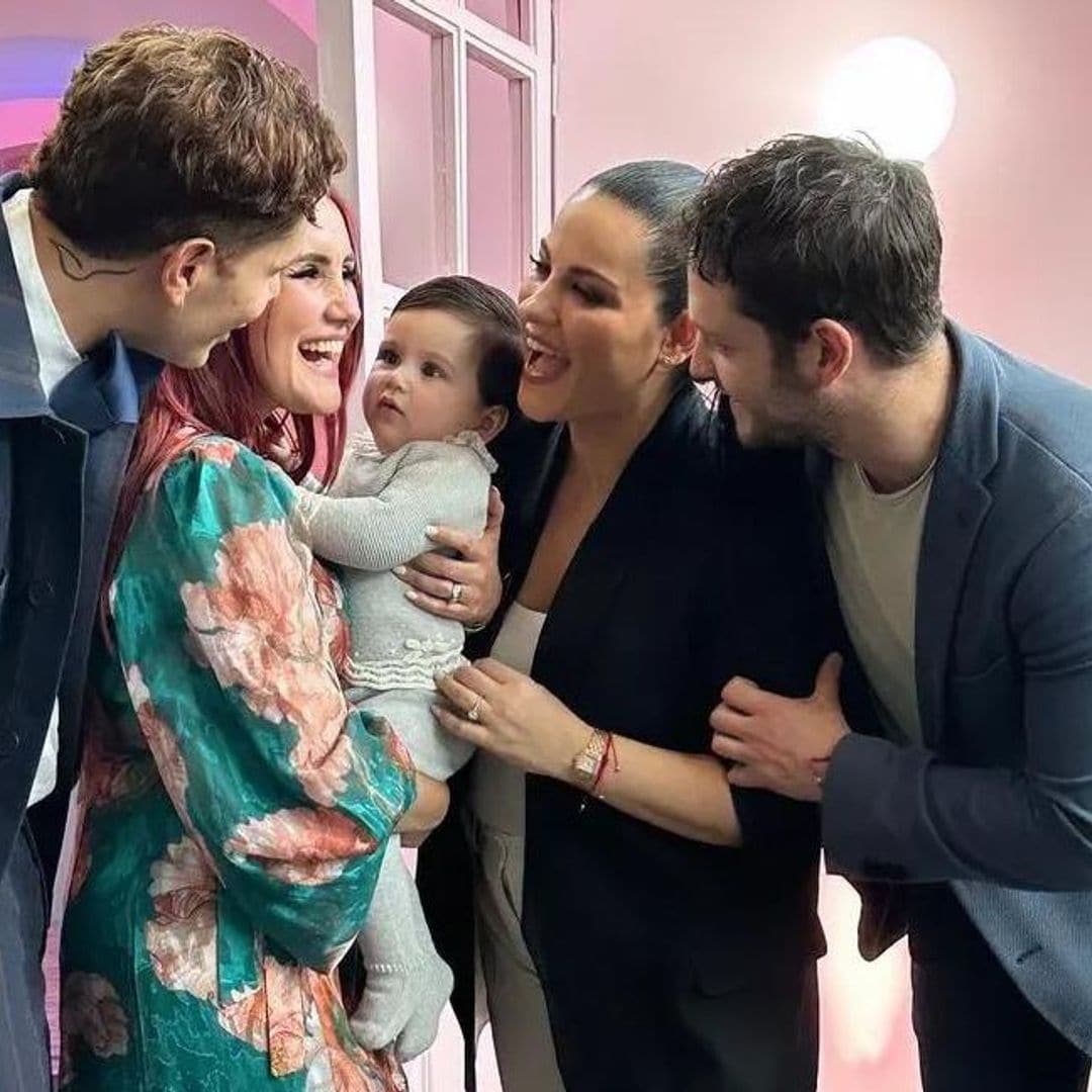 Maite Perroni celebra el bautizo de su hija Lía junto a los RBD
