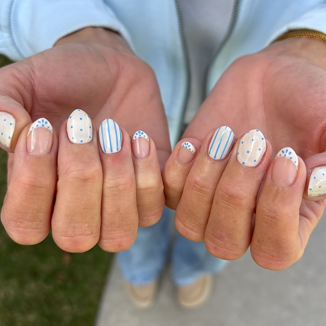 Manicura veraniega de colores