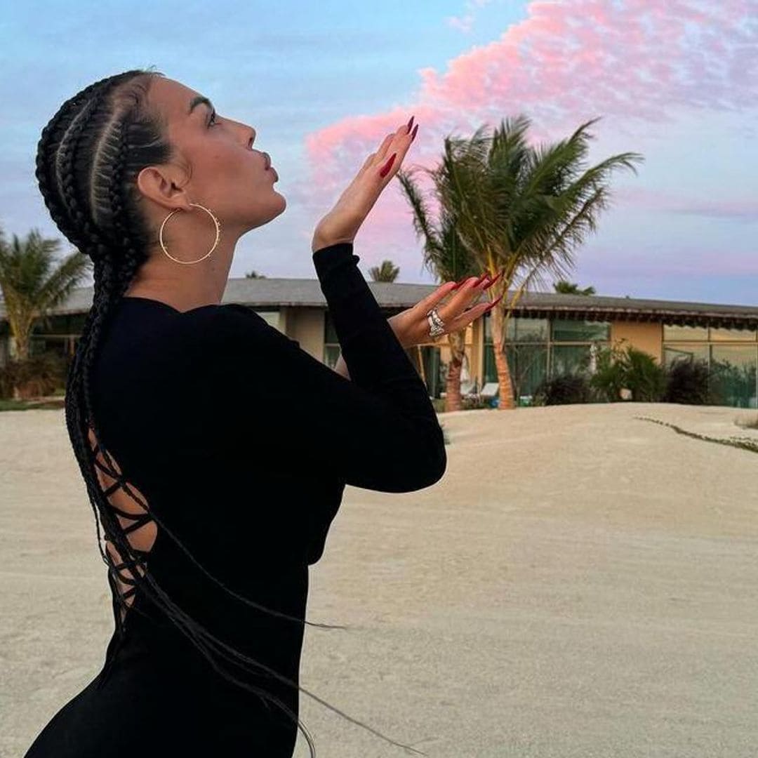 Georgina Rodríguez disfruta de Abu Dabi luciendo espectacular