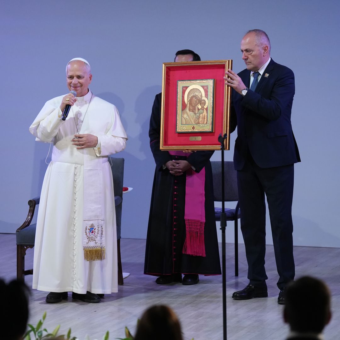 El papa León XIV, durante su visita al centro penitenciario Brians 1, en Barcelona, el 10 de junio de 2026