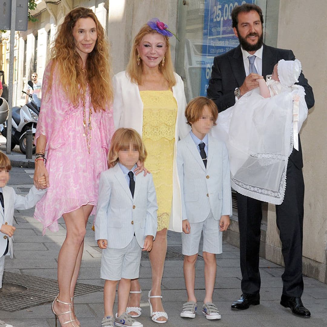 Borja Thyssen y Blanca Cuesta, una familia numerosa tras más de 20 años juntos