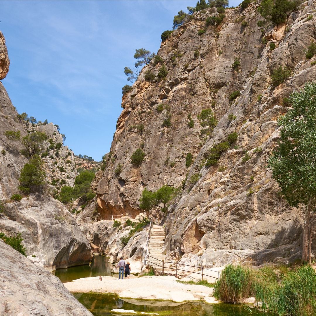 Ruta de las Aguas hacia Les Olles del río Canaletes, Tarragona