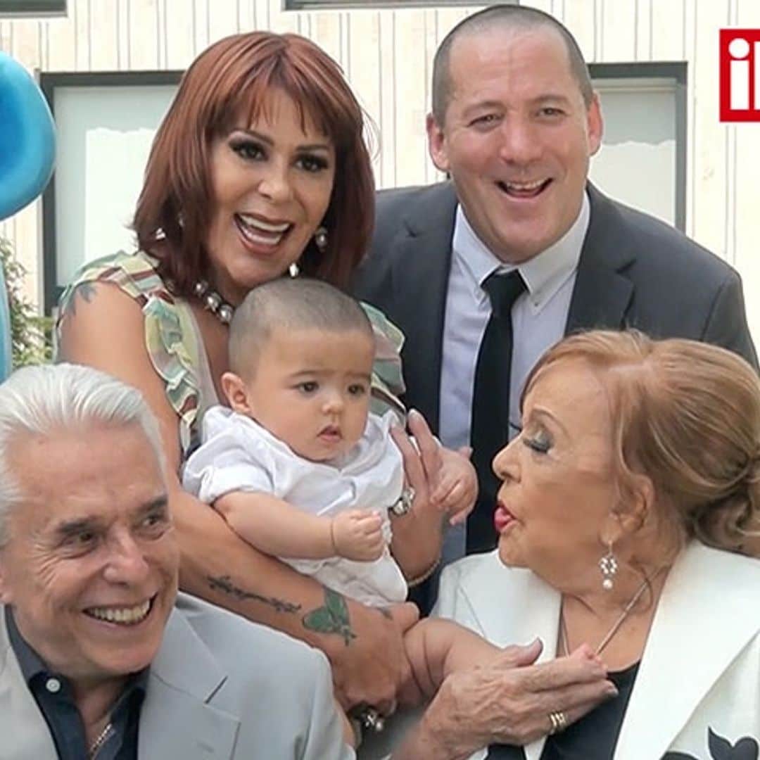 Así se vivió el bautizo de Apolo, nieto de Silvia Pinal y Enrique Guzmán, bajo la mirada ¡HOLA!