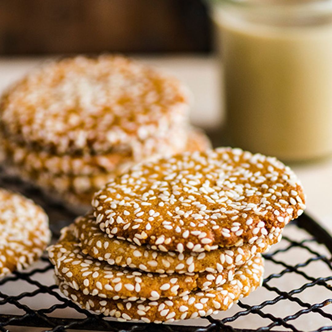 Galletas de 'tahini' y sésamo