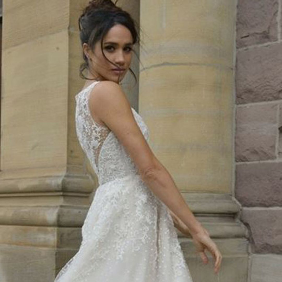 Meghan Markle escoge su vestido de novia... ¡al menos en la ficción!