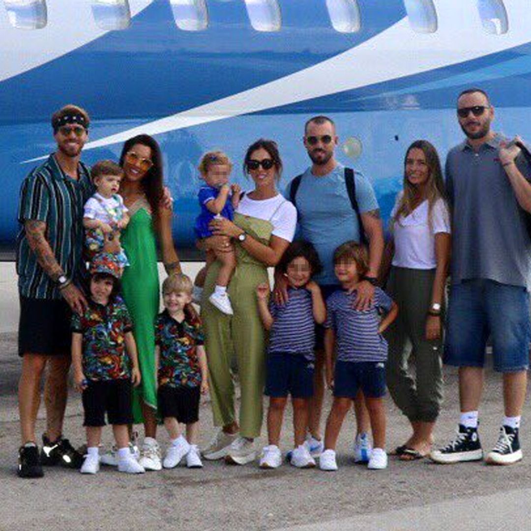 Tras su luna de miel, Sergio Ramos y Pilar Rubio llegan a Egipto para unas vacaciones en familia