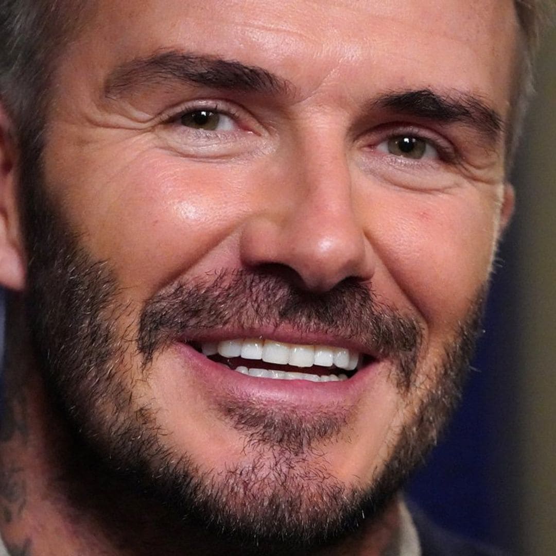 David Beckham, entre botas de fútbol y zapatillas de ballet