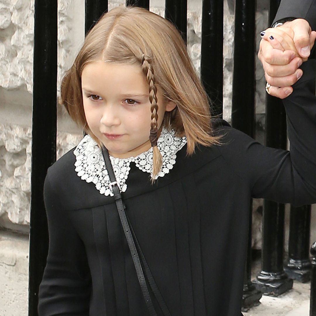 La foto de Harper Beckham con el bebé de Eva Longoria que te va a sacar una sonrisa