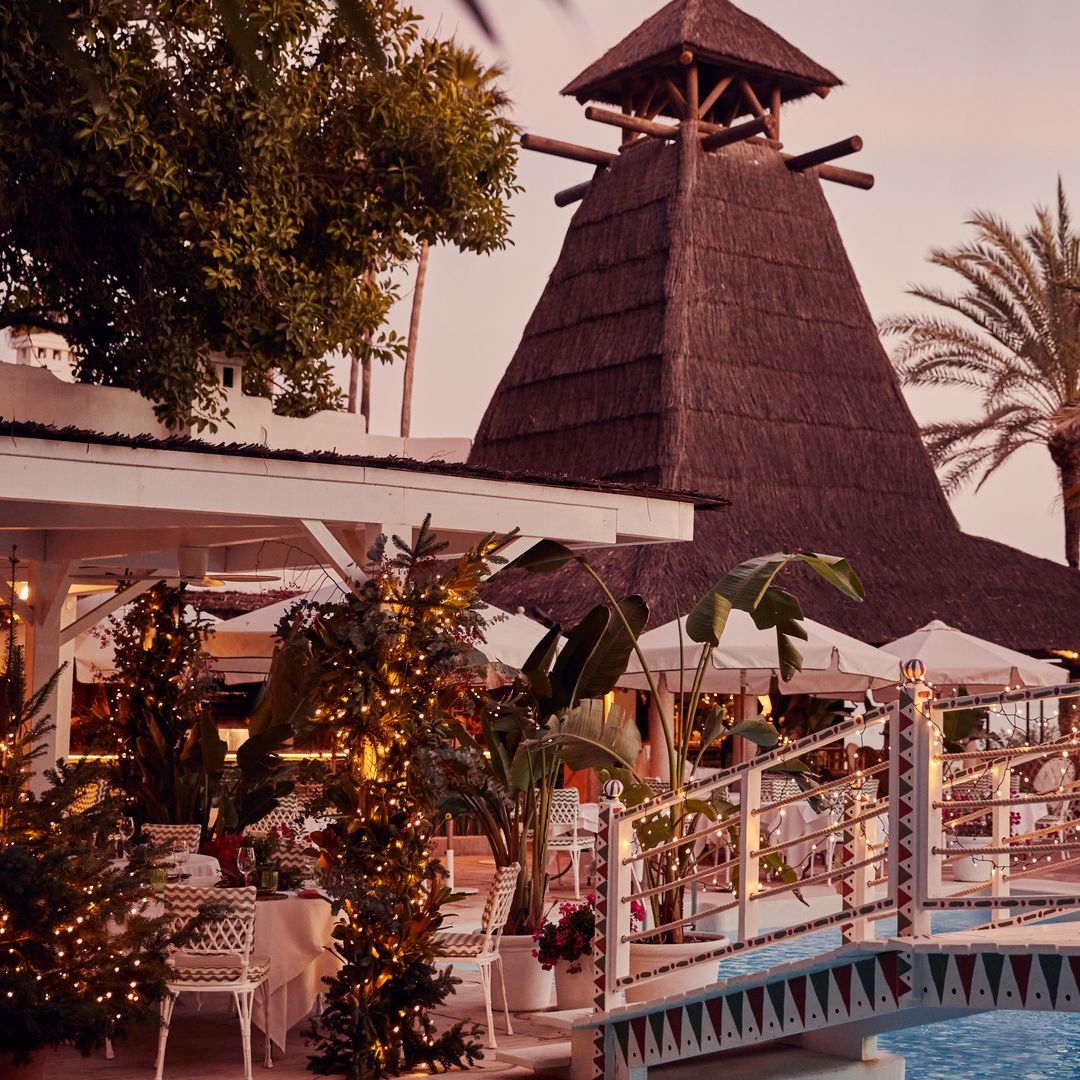 Marbella Cub decorado por Navidad