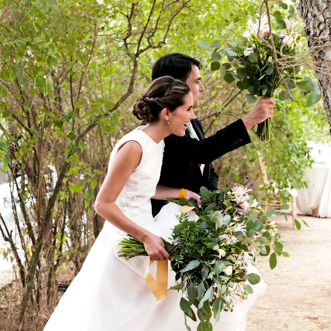 Una pareja que confió en Samantha de España Catering para su enlace en la Dehesa de Valbueno