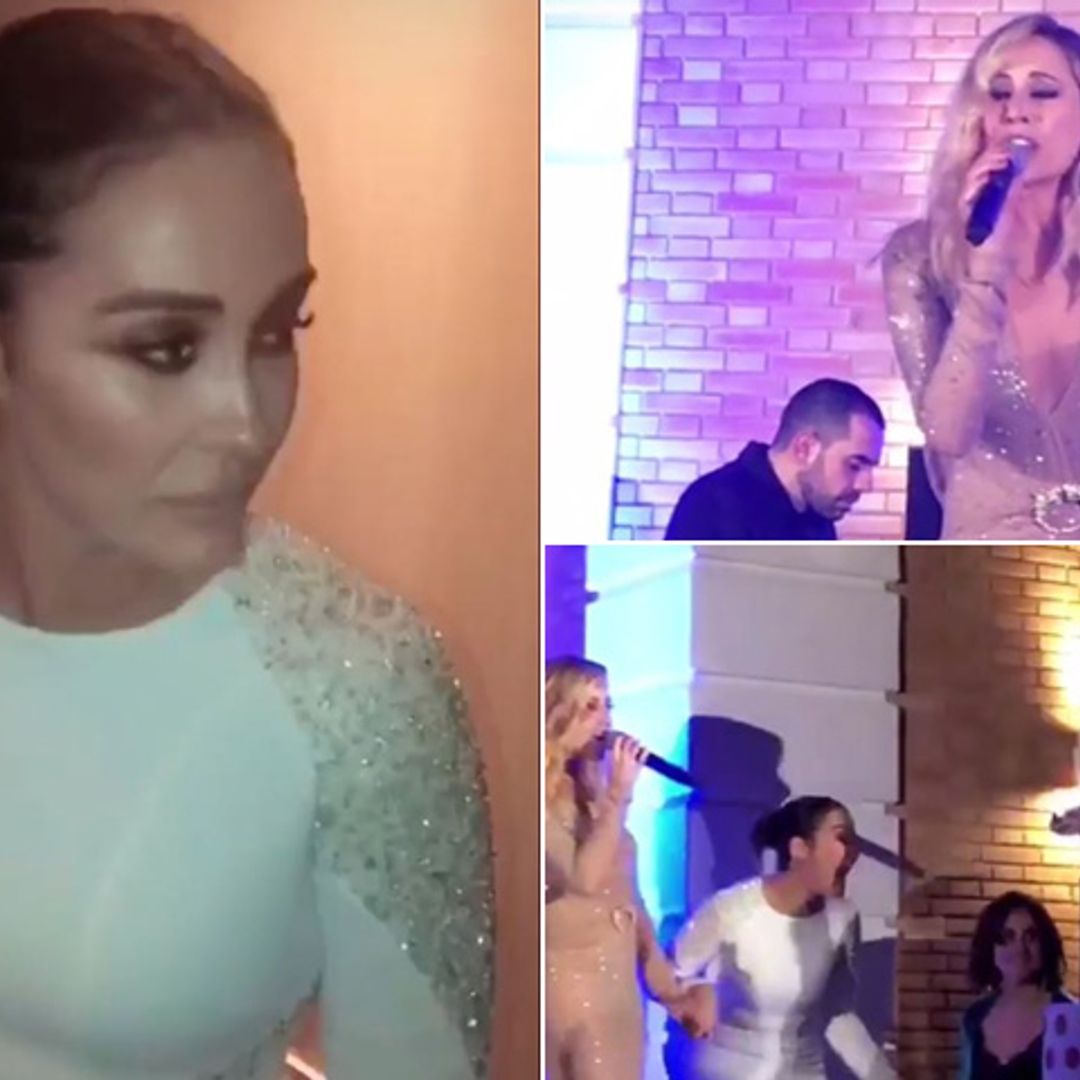 'Fiestón' de cumpleaños de Vicky Martín Berrocal: su hija sale de la tarta y Marta Sánchez canta su himno