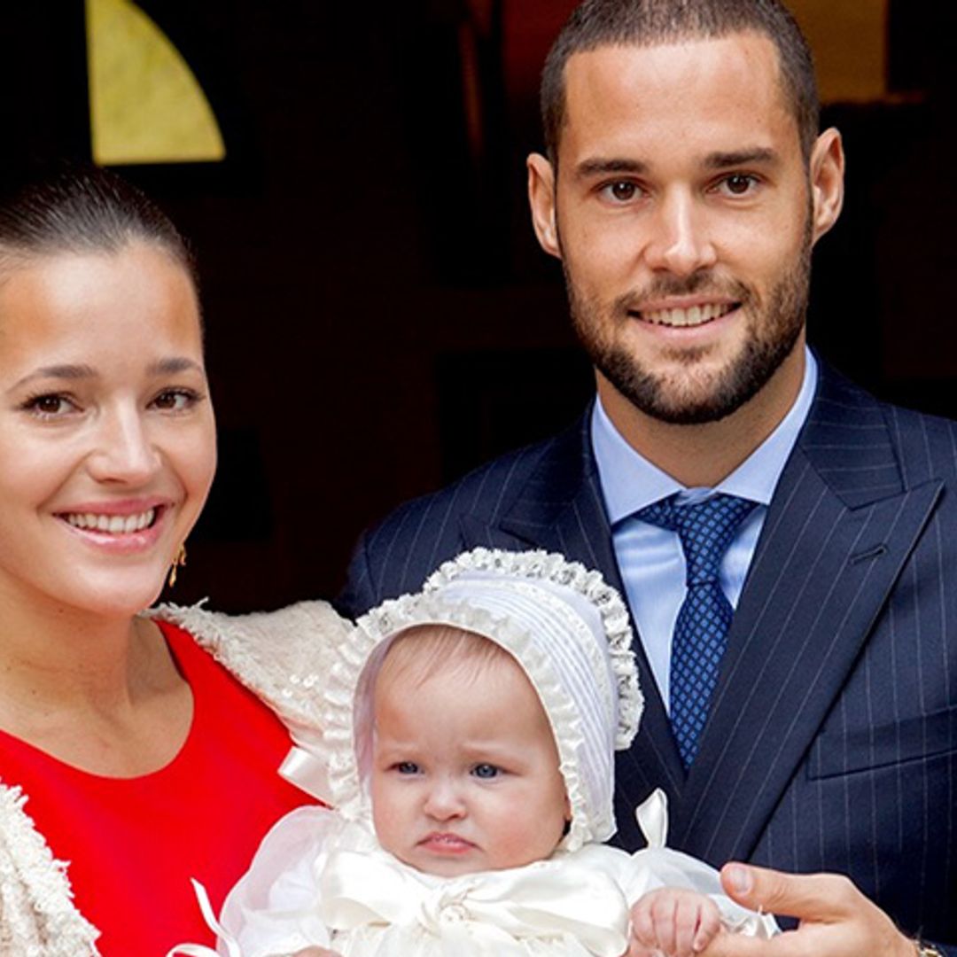 Malena Costa y Mario Suárez bautizan a su hija Matilda