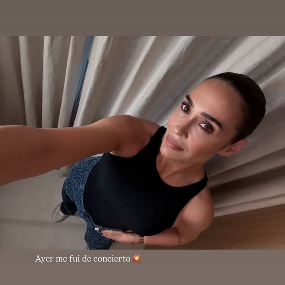 El look que Vicky Martín Berrocal llevó al concierto de Dellafuente y la anécdota que todo el mundo "canta"