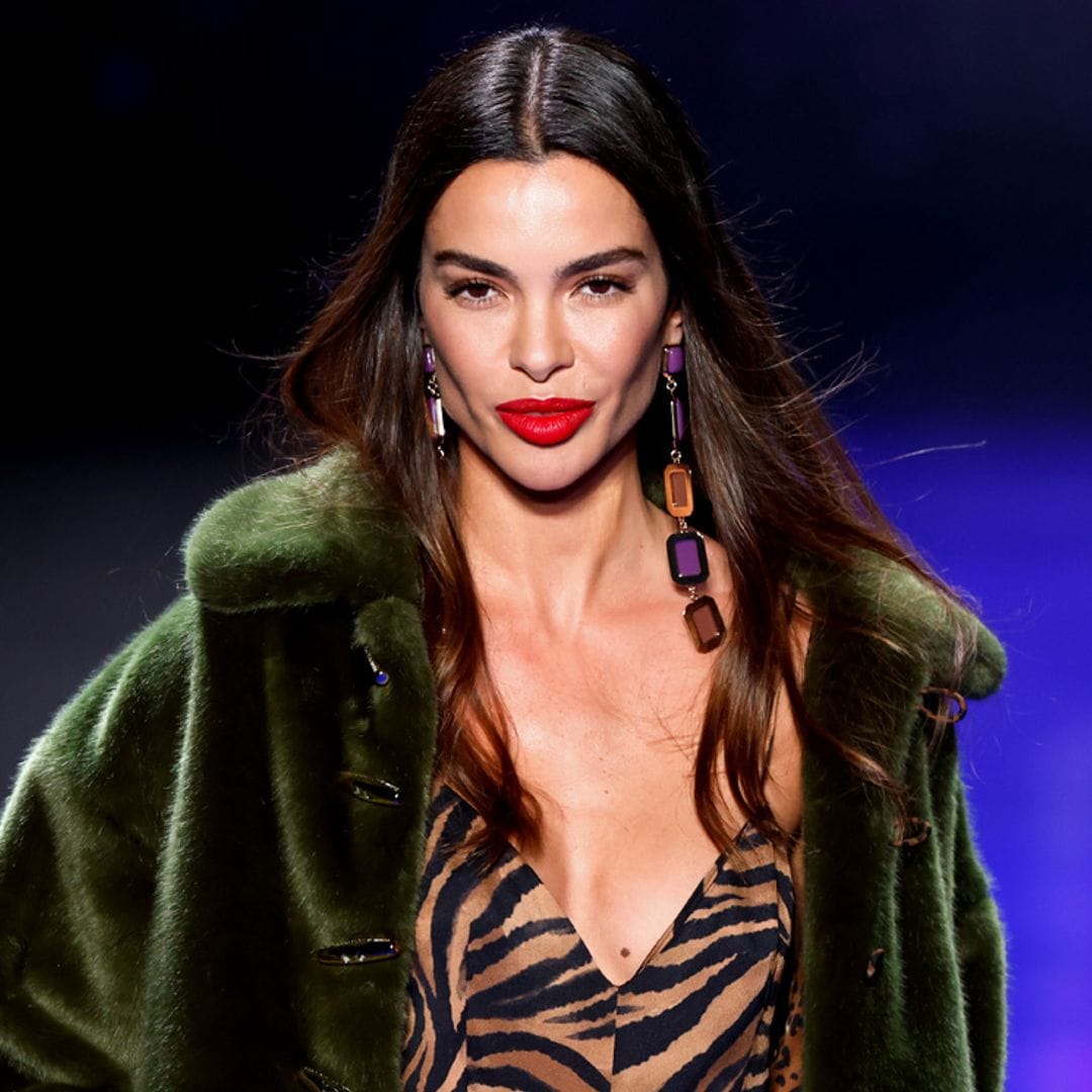 Joana Sanz desfila para la Madrid Fashion Week en su momento más complicado