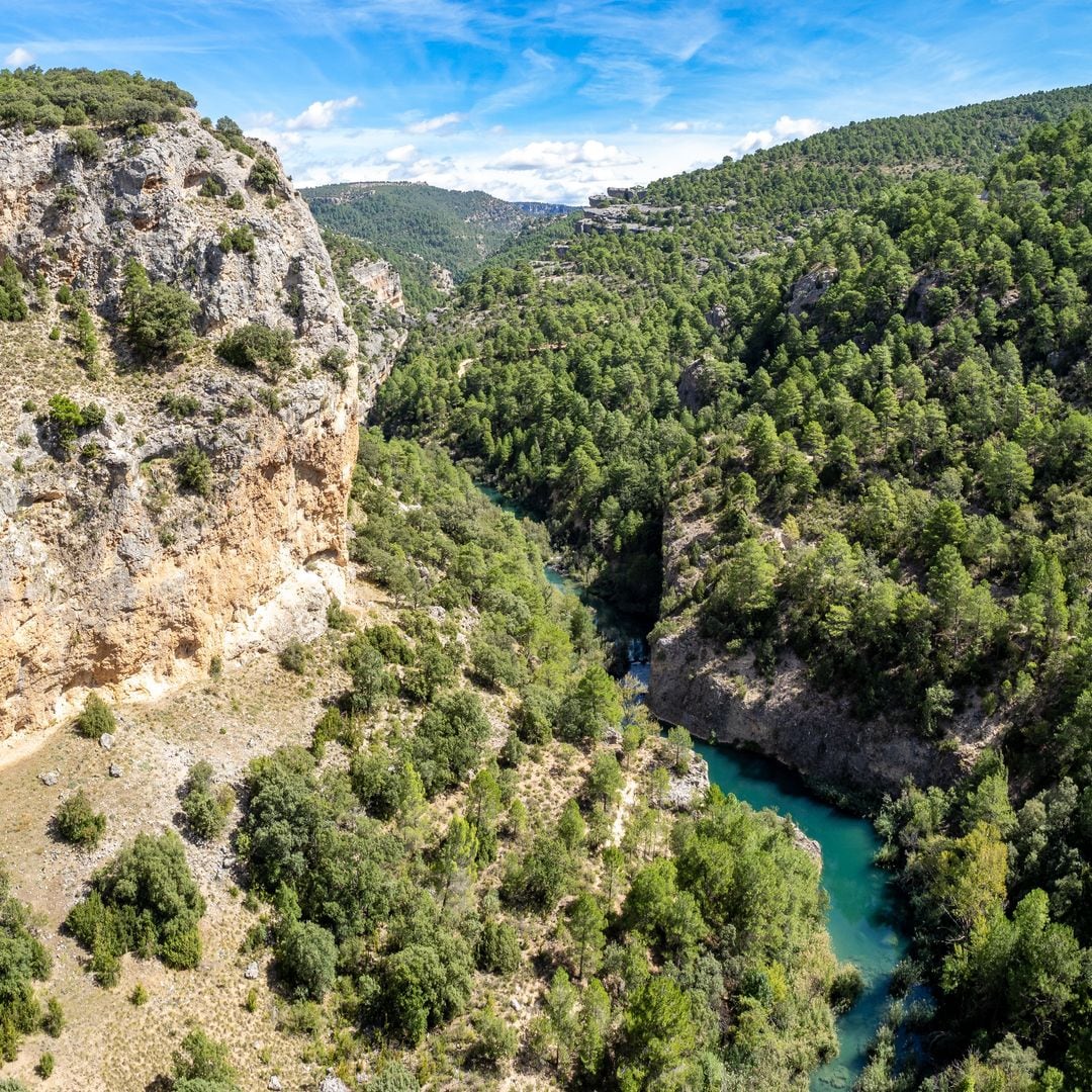 Paisaje visto desde La ventana del Diablo, Cuenca