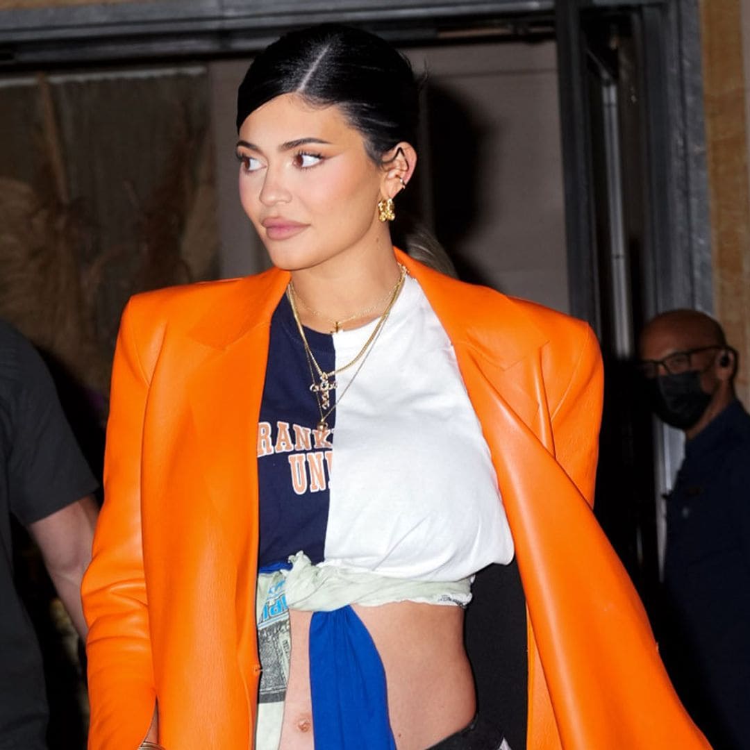 Mono transparente y 'taconazos': el look premamá de Kylie Jenner no es como los demás