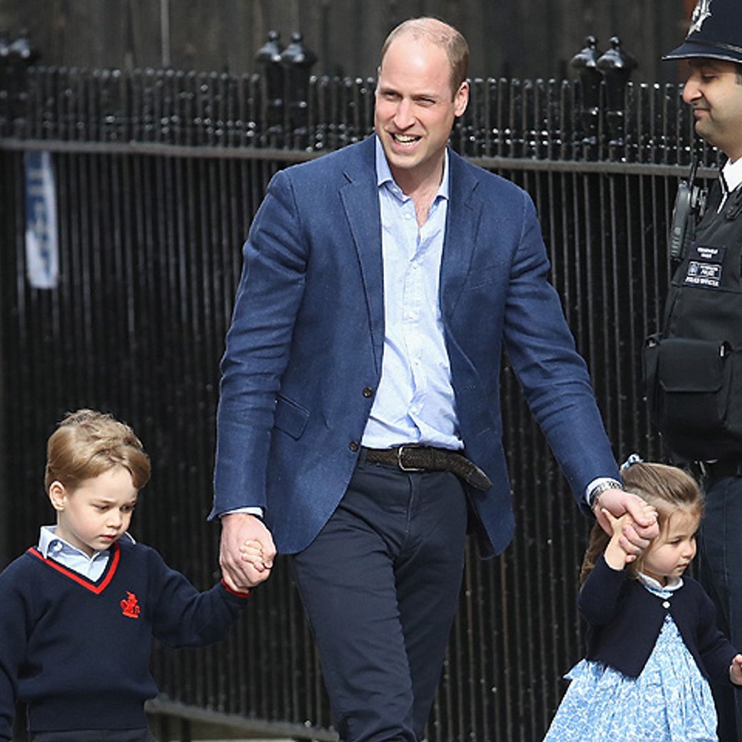 Los príncipes George y Charlotte ya conocen a su hermano pequeño