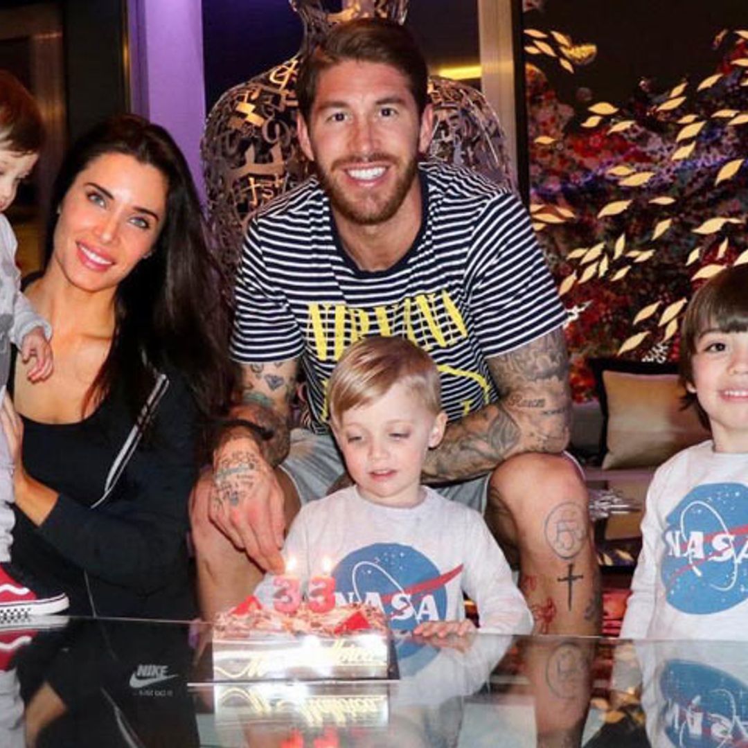 Por fin en familia: Así han celebrado Pilar Rubio y sus hijos el 33 cumpleaños de Sergio Ramos
