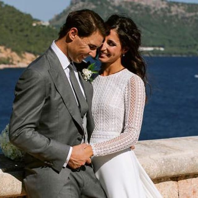rafa nadal y su esposa mery perell 