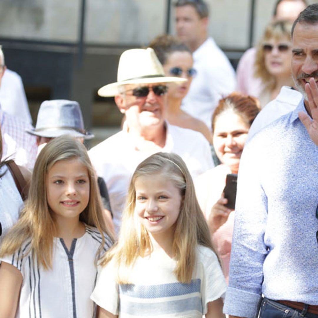 Los Reyes y sus hijas, mañana cultural como despedida de sus vacaciones en Mallorca
