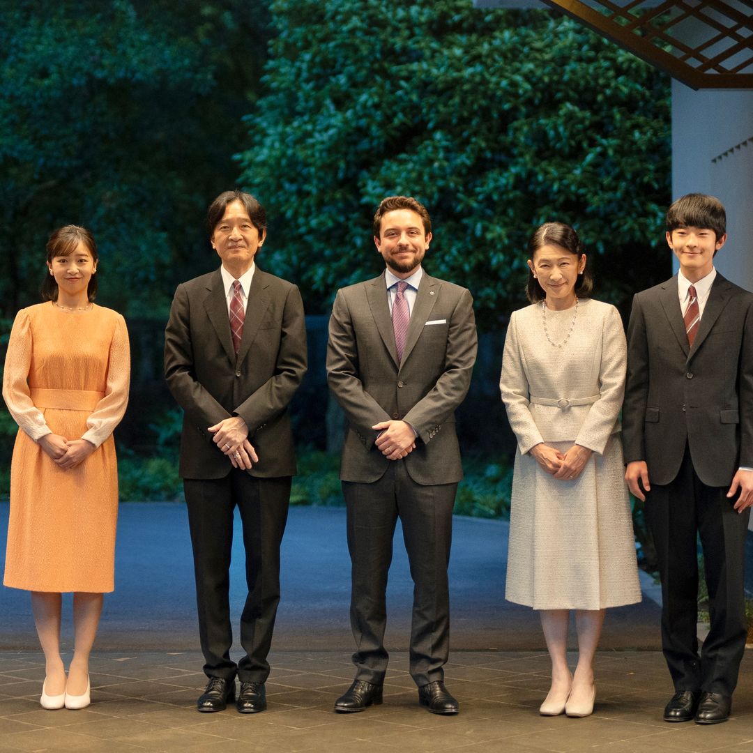 Hisahito de Japón se estrena en la escena internacional con la visita de Hussein de Jordania